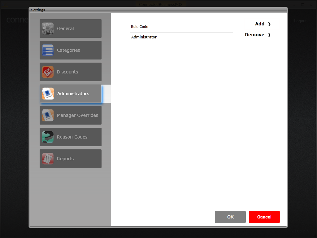 Connected Business Community Manage POS User Role