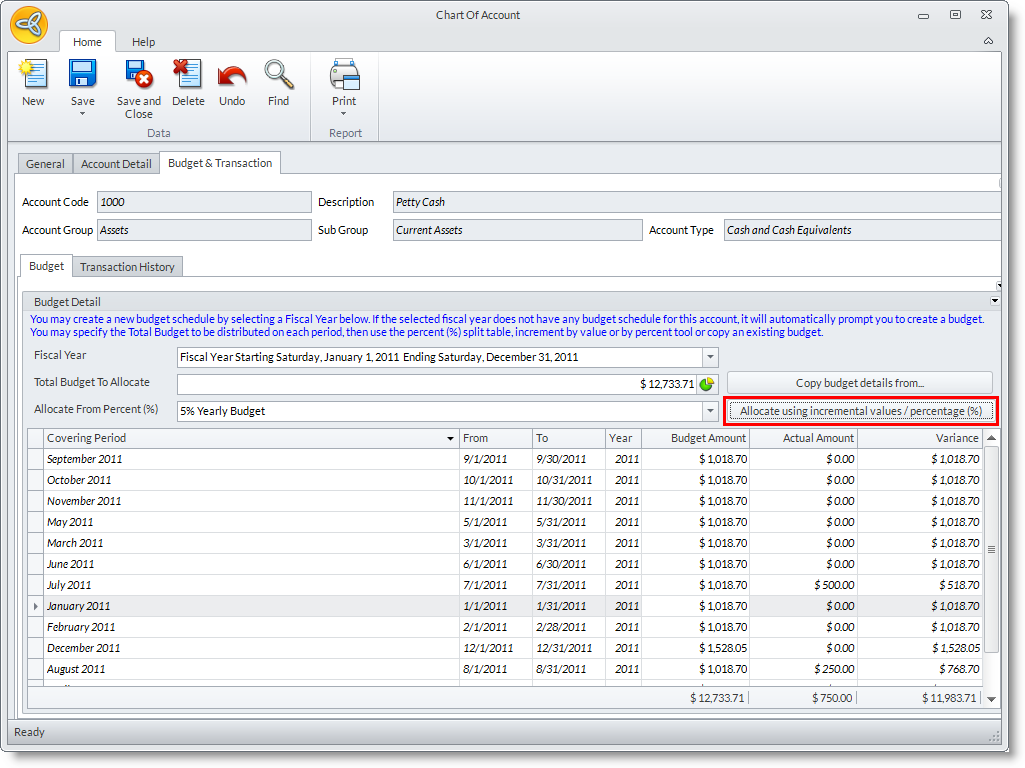 Connected Business Community - Set Up and Maintain Account Budgets